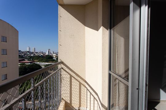 Varanda da Sala de apartamento para alugar com 2 quartos, 48m² em Penha de França, São Paulo