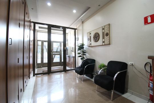Hall Social de apartamento à venda com 2 quartos, 92m² em Vila Nova Conceição, São Paulo