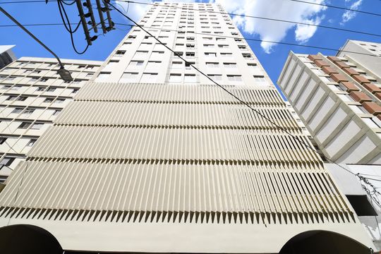 Fachada do Prédio de apartamento à venda com 1 quarto, 32m² em Centro, Campinas