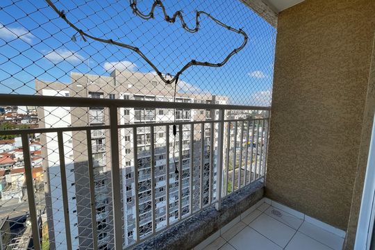 Varanda da Sala de apartamento à venda com 2 quartos, 42m² em Vila Butantã, São Paulo