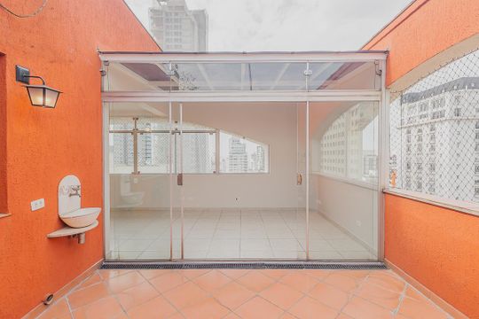 Terraço de apartamento para alugar com 4 quartos, 150m² em Pinheiros, São Paulo