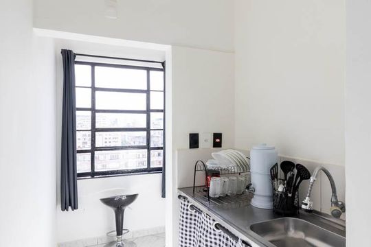 Cozinha de kitnet/studio à venda com 1 quarto, 39m² em Campos Elíseos, São Paulo