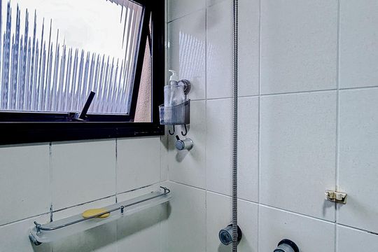 Banheiro da Suíte de apartamento para alugar com 3 quartos, 70m² em Chácara Santo Antônio (zona Leste), São Paulo