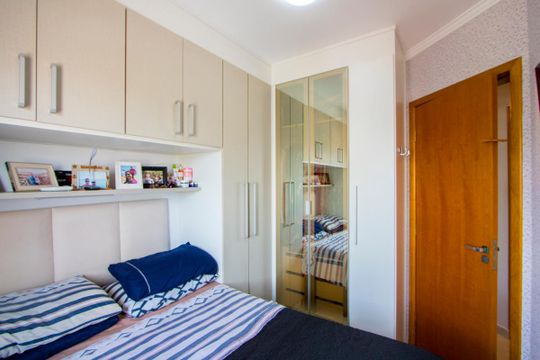 Quarto 1 de apartamento à venda com 2 quartos, 94m² em Jardim Cristiane, Santo André