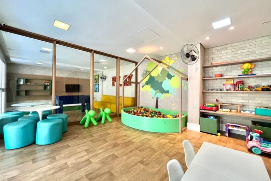 Área comum - Brinquedoteca de apartamento para alugar com 2 quartos, 63m² em Jardim Prudência, São Paulo