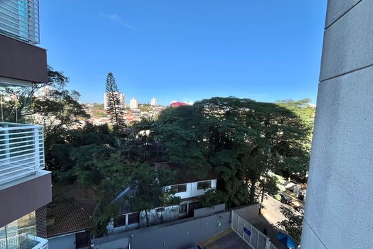 Vista da Suíte de apartamento para alugar com 2 quartos, 63m² em Jardim Prudência, São Paulo