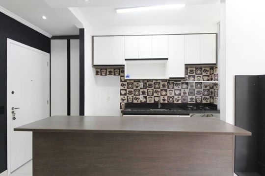 Cozinha de apartamento à venda com 2 quartos, 45m² em Jardim Ibitirama, São Paulo