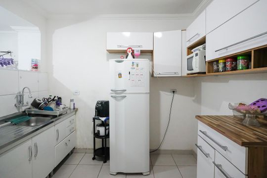 Cozinha de apartamento à venda com 1 quarto, 49m² em São José, São Caetano do Sul