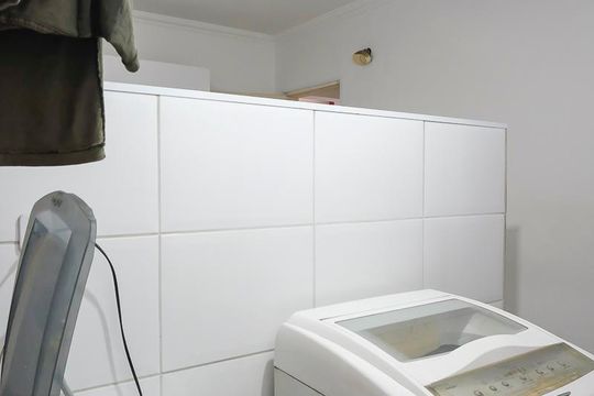 Área de serviço de apartamento à venda com 1 quarto, 49m² em São José, São Caetano do Sul