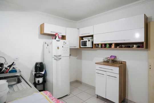 Cozinha de apartamento à venda com 1 quarto, 49m² em São José, São Caetano do Sul