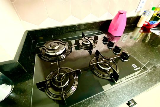 Cozinha de apartamento à venda com 2 quartos, 69m² em Vila São Ricardo, Guarulhos