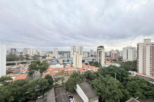Vista  de apartamento para alugar com 2 quartos, 60m² em Campo Belo, São Paulo