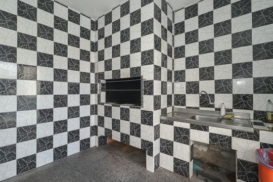 Área comum - Churrasqueira de apartamento à venda com 1 quarto, 47m² em Jardim Dona Leopoldina, Porto Alegre