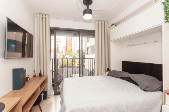 Kitnet/Studio à venda com 1 quarto, 24m² em Brooklin Paulista, São Paulo