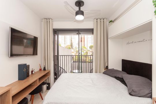 Studio  de kitnet/studio à venda com 1 quarto, 24m² em Brooklin Paulista, São Paulo