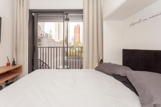 Studio  de kitnet/studio à venda com 1 quarto, 24m² em Brooklin Paulista, São Paulo