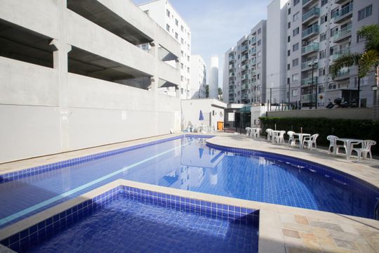 Área comum - Piscina de apartamento para alugar com 2 quartos, 50m² em Pechincha, Rio de Janeiro