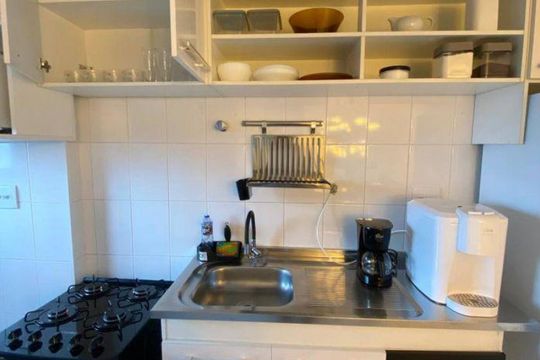 Cozinha de apartamento para alugar com 1 quarto, 45m² em Campos Elíseos, São Paulo