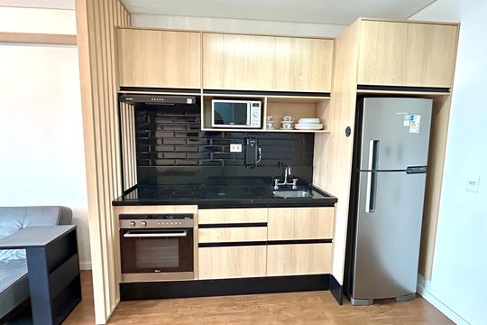 Cozinha de kitnet/studio à venda com 1 quarto, 39m² em Macedo, Guarulhos