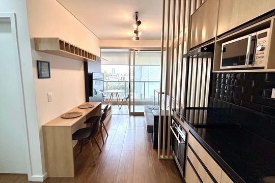 Cozinha de kitnet/studio à venda com 1 quarto, 39m² em Macedo, Guarulhos