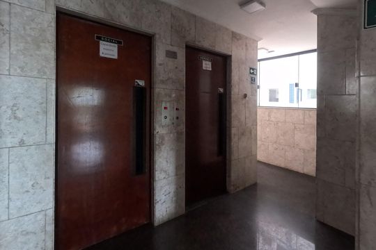 Área comum de apartamento para alugar com 1 quarto, 45m² em José Menino, Santos