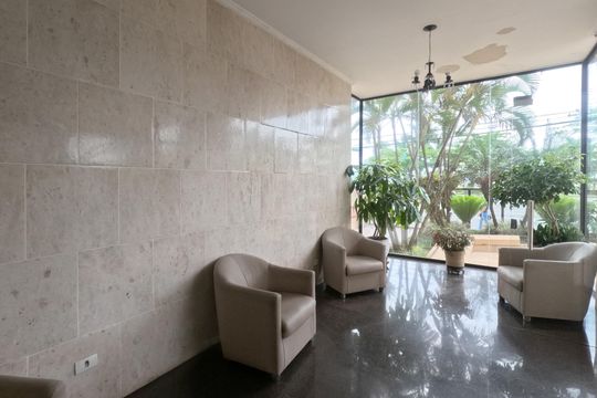 Área comum de apartamento para alugar com 1 quarto, 45m² em José Menino, Santos