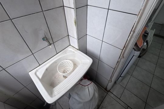 Área de Serviço de apartamento para alugar com 1 quarto, 45m² em José Menino, Santos