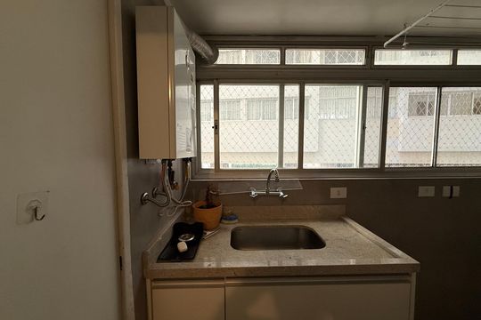 Área de serviço de apartamento à venda com 2 quartos, 100m² em Santa Cecilia, São Paulo