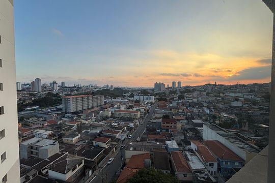 Vista da Sacada de apartamento à venda com 2 quartos, 33m² em Vila Pierina, São Paulo