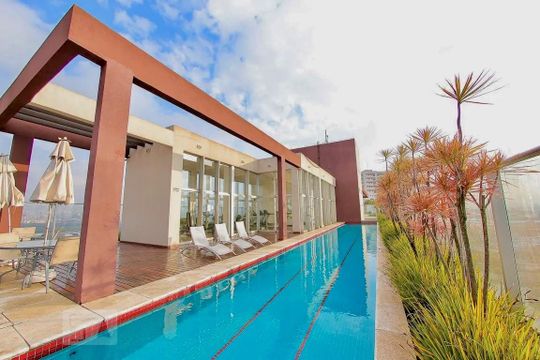 Piscina de kitnet/studio para alugar com 1 quarto, 40m² em Vila Augusta, Guarulhos