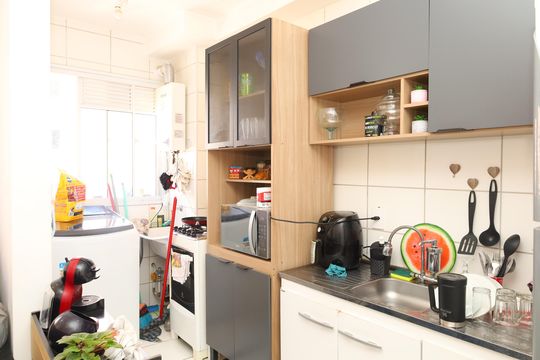 Cozinha de apartamento à venda com 2 quartos, 42m² em Jardim Nossa Senhora do Carmo, São Paulo