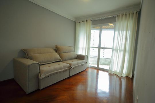 Sala de apartamento para alugar com 1 quarto, 60m² em Jardim do Mar, São Bernardo do Campo