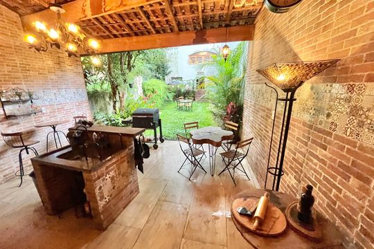 Área comum - Churrasqueira de casa à venda com 3 quartos, 350m² em Parada Inglesa, São Paulo