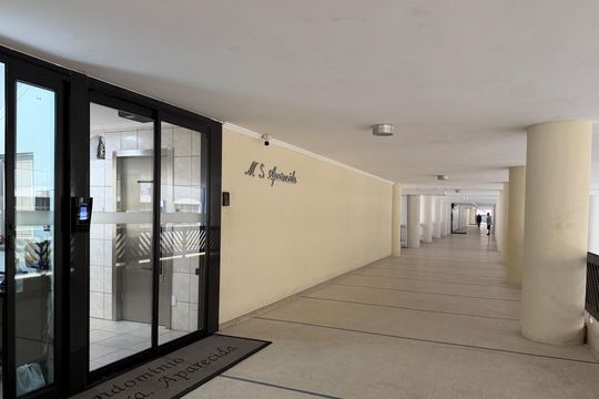 Área comum de kitnet/studio para alugar com 1 quarto, 32m² em Boqueirão, Santos
