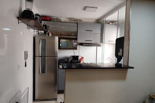 Cozinha de apartamento à venda com 2 quartos, 42m² em Vila Izabel, Guarulhos