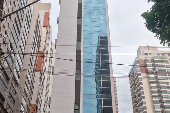 Fachada de apartamento para alugar com 2 quartos, 70m² em Gonzaga, Santos