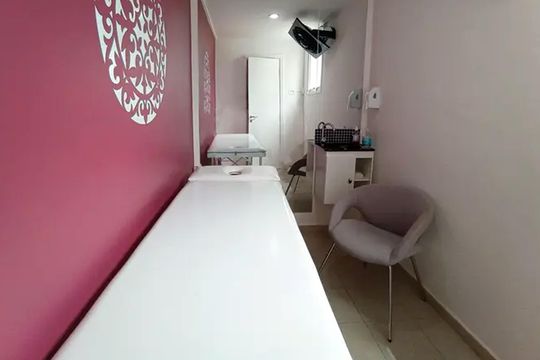 Área Comum - Spa de apartamento para alugar com 2 quartos, 70m² em Gonzaga, Santos