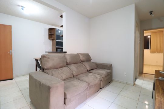 Sala de apartamento para alugar com 3 quartos, 73m² em Jardim Europa, Uberlândia