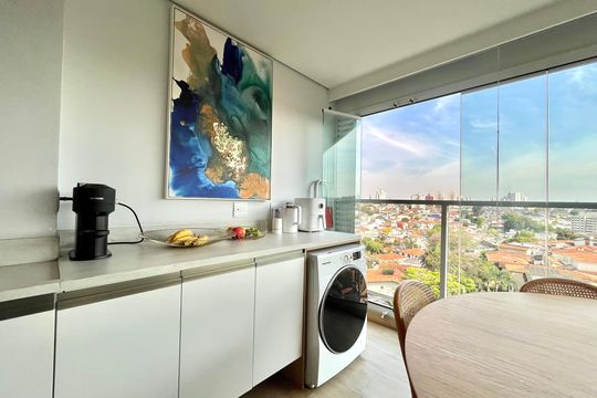 Área de Serviço de apartamento à venda com 2 quartos, 65m² em Jardim Prudência, São Paulo