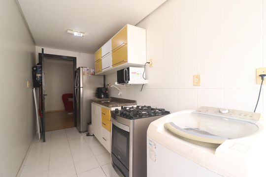 Cozinha de apartamento para alugar com 2 quartos, 80m² em Ideal, Novo Hamburgo