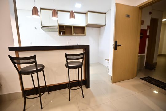 Cozinha de apartamento para alugar com 2 quartos, 61m² em Setor Leste Universitário, Goiânia