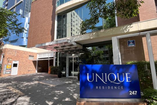 Fachada de apartamento para alugar com 1 quarto, 45m² em Pompéia, Santos