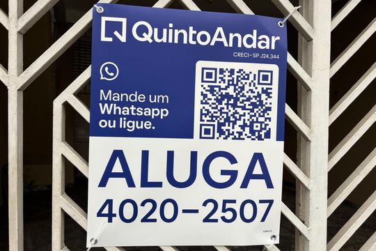Placa  de casa para alugar com 2 quartos, 110m² em Cooperativa, São Bernardo do Campo