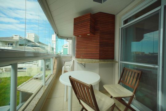 Varanda da Sala de apartamento para alugar com 3 quartos, 100m² em Ingleses do Rio Vermelho, Florianópolis