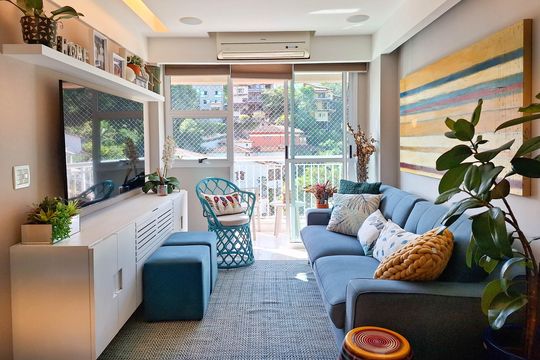 Sala de apartamento à venda com 3 quartos, 105m² em Cantagalo, Niterói