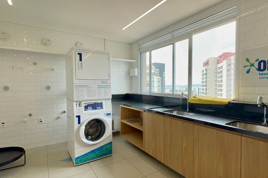 Lavanderia de apartamento para alugar com 1 quarto, 42m² em Sumaré, São Paulo