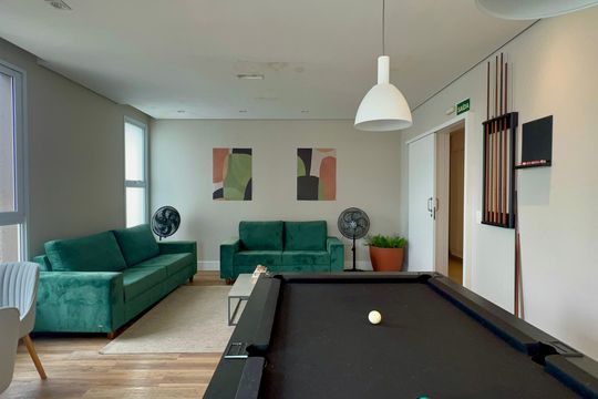 Área comum de apartamento para alugar com 1 quarto, 42m² em Sumaré, São Paulo