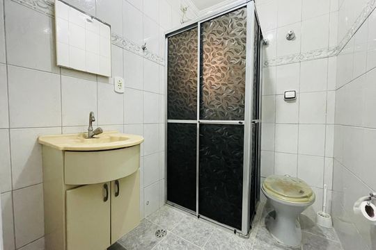 Banheiro Social de apartamento para alugar com 1 quarto, 47m² em Jardim Tranquilidade, Guarulhos
