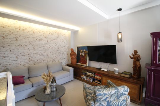 Sala de casa de condomínio à venda com 4 quartos, 140m² em Freguesia (jacarepaguá), Rio de Janeiro