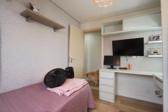 Quarto  de apartamento à venda com 3 quartos, 119m² em Vila Ivone, São Paulo